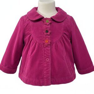 Gymboree Toddler Girls Pink Corduroy‎ Jacket 18–24M